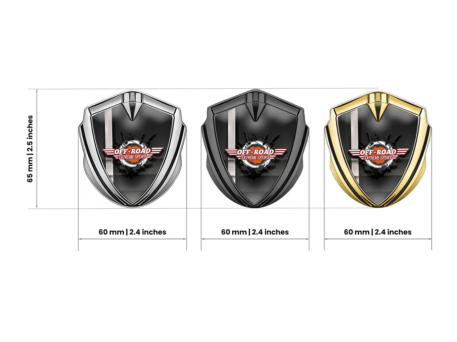 Emblem Metal Badge High-End Style Drift Design